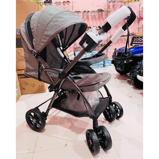 DIJAMIN ORIGINAL BABY STROLLER WONFUSS 511 LUXURY/ BABY BELECOO ORIGINAL CABIN SIZE  / Stroller Pliko Stream 387 / Kereta Dorong Bayi Reversible