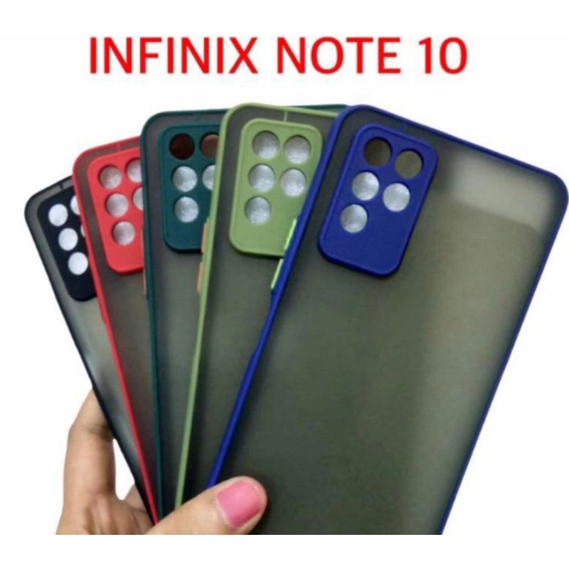 Softcase Aero My Choice infinix Note 10 Silikon Casing Selicon Case Dove Pelindung Camera