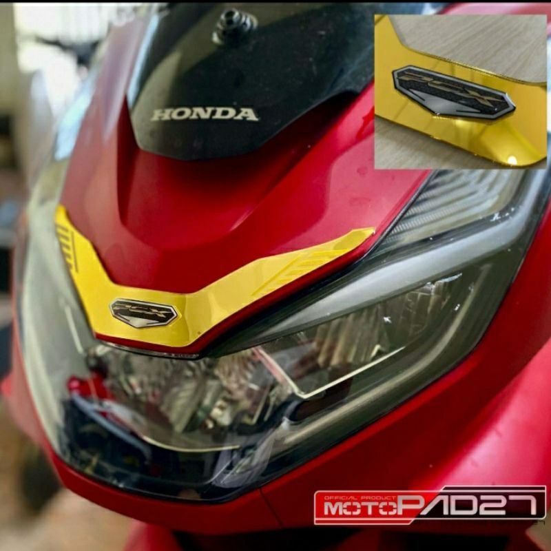 Garnish list lampu depan PCX 160 akrilik premium PNP