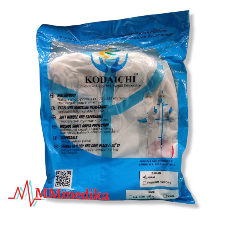 APD Medis / Hazmat / Coverall / APD hazmat microporus