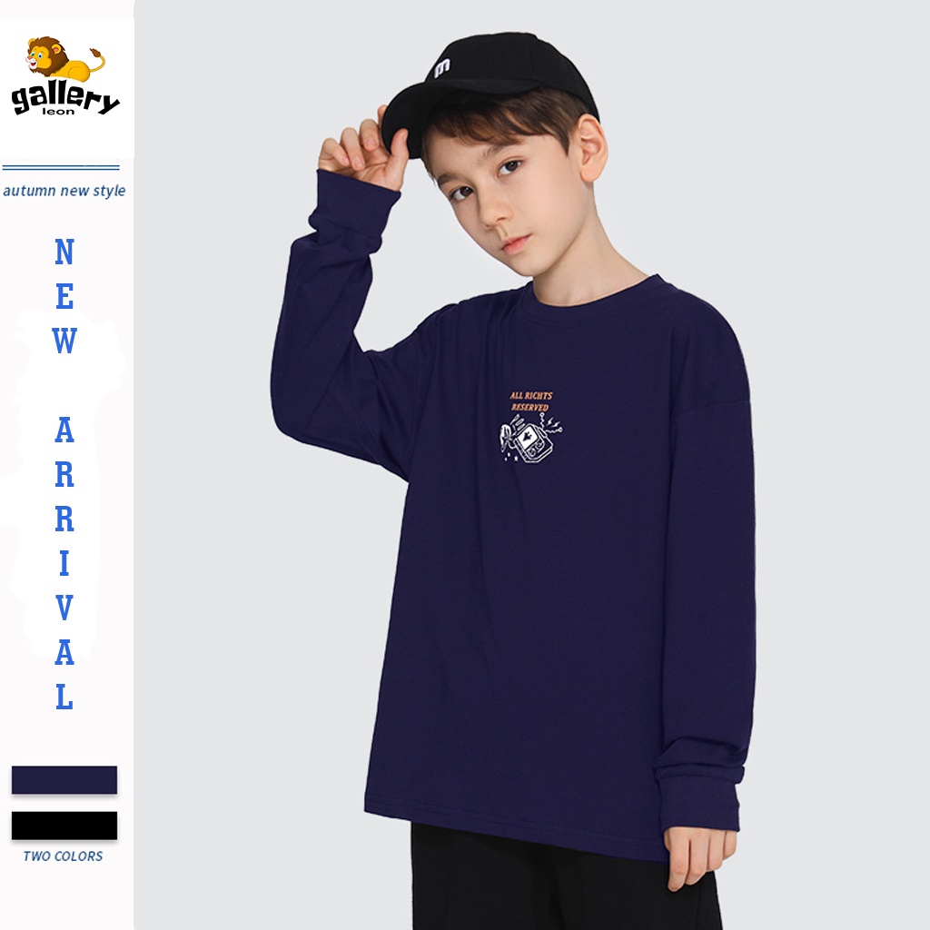 Kaos Lengan Panjang T-Shirt Anak Usia 2-7 tahun Gambar Astronot comic