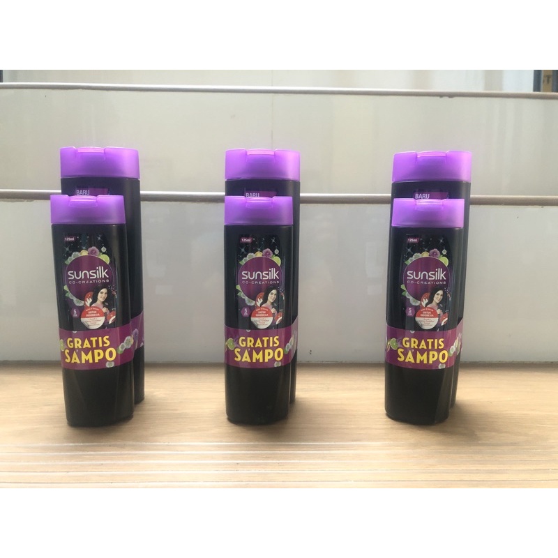 Shampoo Sunsilk Black Shine 340ml FREE 125 ml