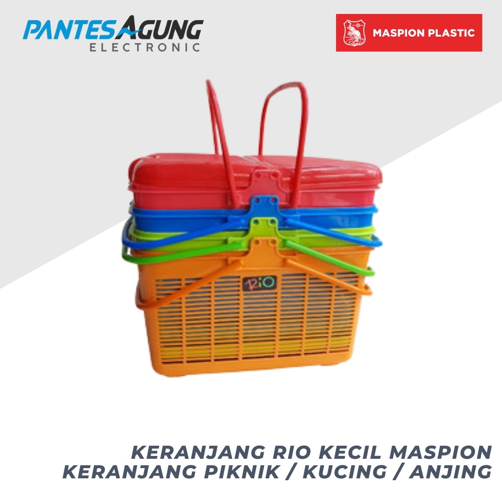 KERANJANG RIO KECIL MASPION KERANJANG PIKNIK / KUCING / ANJING