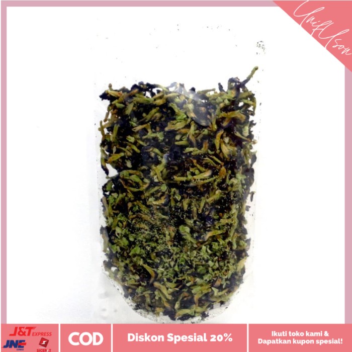 

⭐COD⭐ Bunga Telang - Dried Butterfly Pea Premium Flower SL 100% Pure 50 g