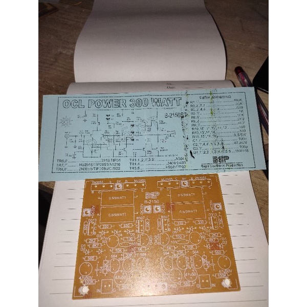 PCB Ocl 150 300 Watt Stereo