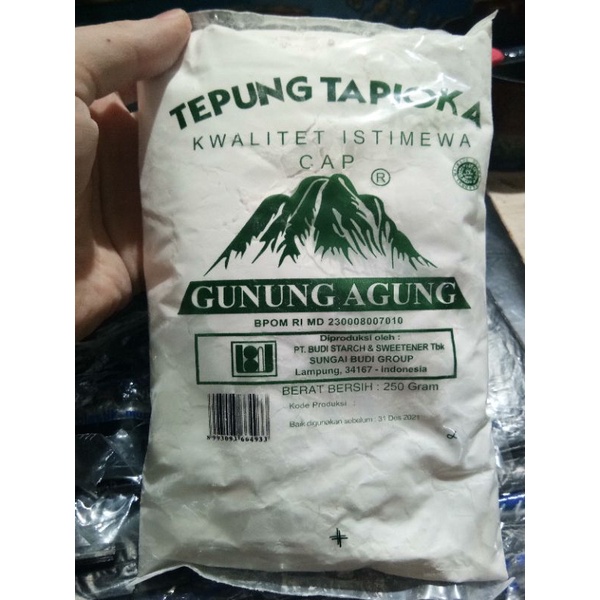 

tepung tapioka cap gunung agung 250 gr