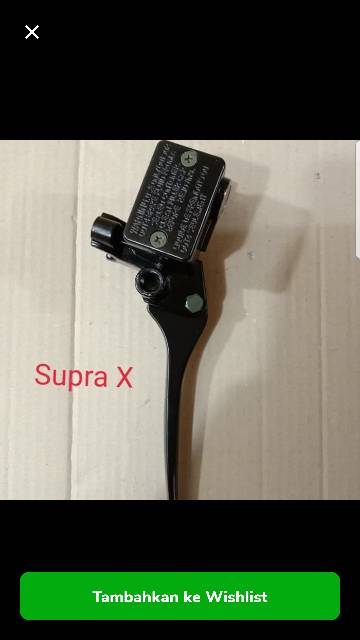 rumah minyak rem/ master atas assy supra x lama