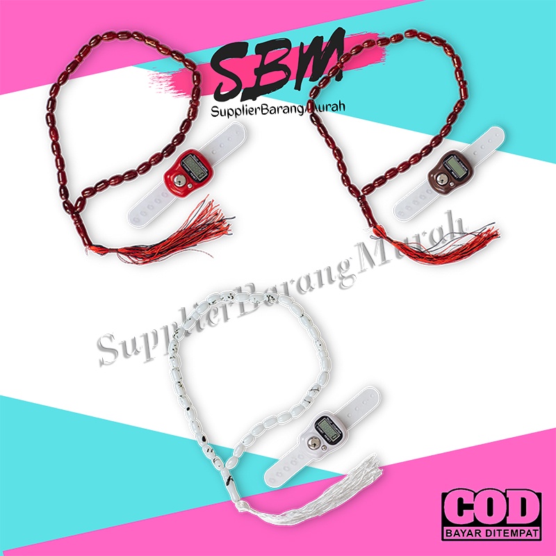 Tasbih Digital dan Gelang Tasbih Set 2in1 FS1279