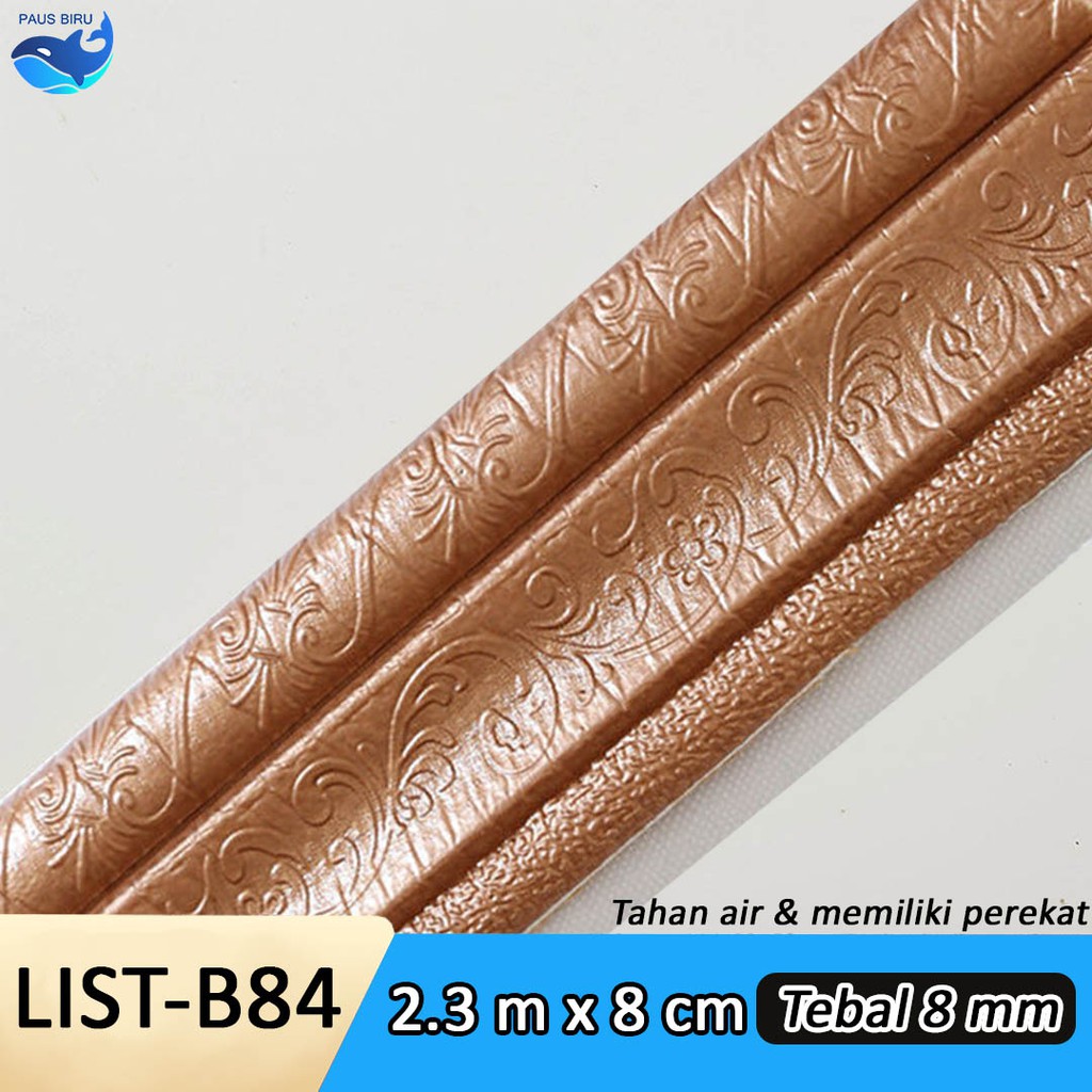 Wallpaper List Foam Wallborder Foam 3D / Wall Border List / List dinding 3D 2.3 Meter-LIST B84