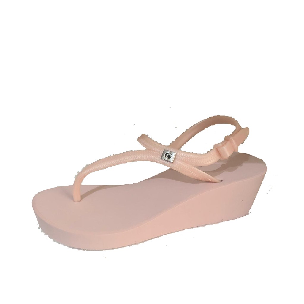 Popits Coco Wedge Rose Gold Sandal Wanita Original