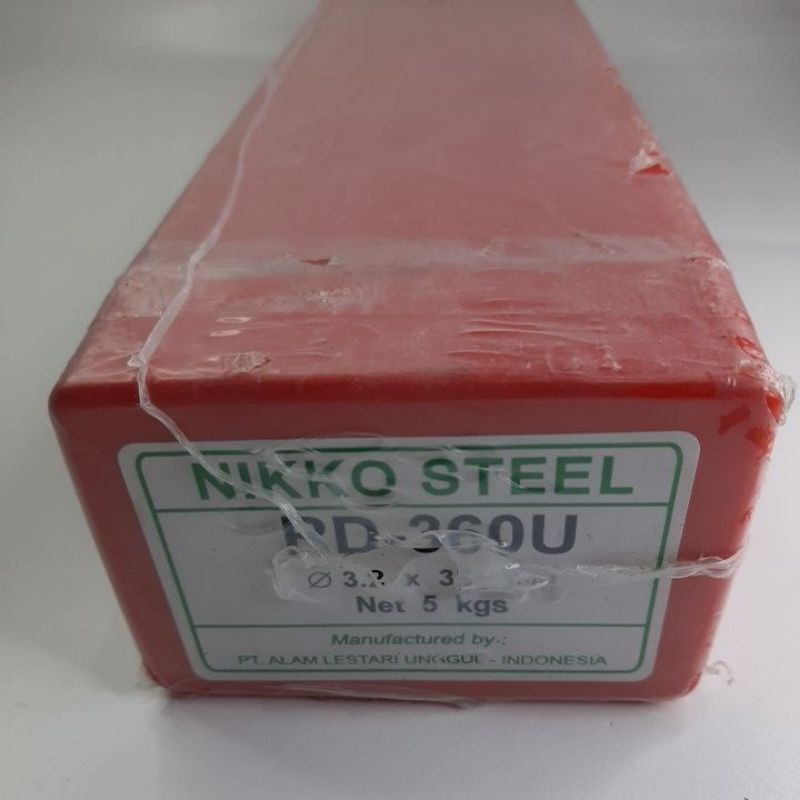 Kawat Las NIKKO STEEL RD 360 U 3.2MM ( BOX ISI 5KG )