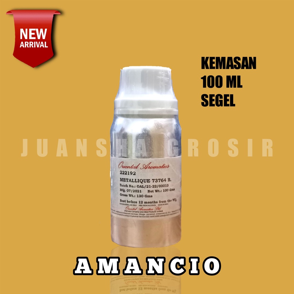 BIBIT PARFUM MURNI || AMANCIO || VERSACE DYLAN BLUE POUR HOME || ORIENTAL AROMATICS || 100Ml SEGEL