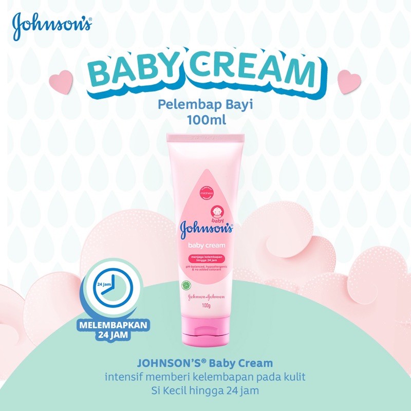 Johnson’s Baby Cream Isi 100ml dan 50ml