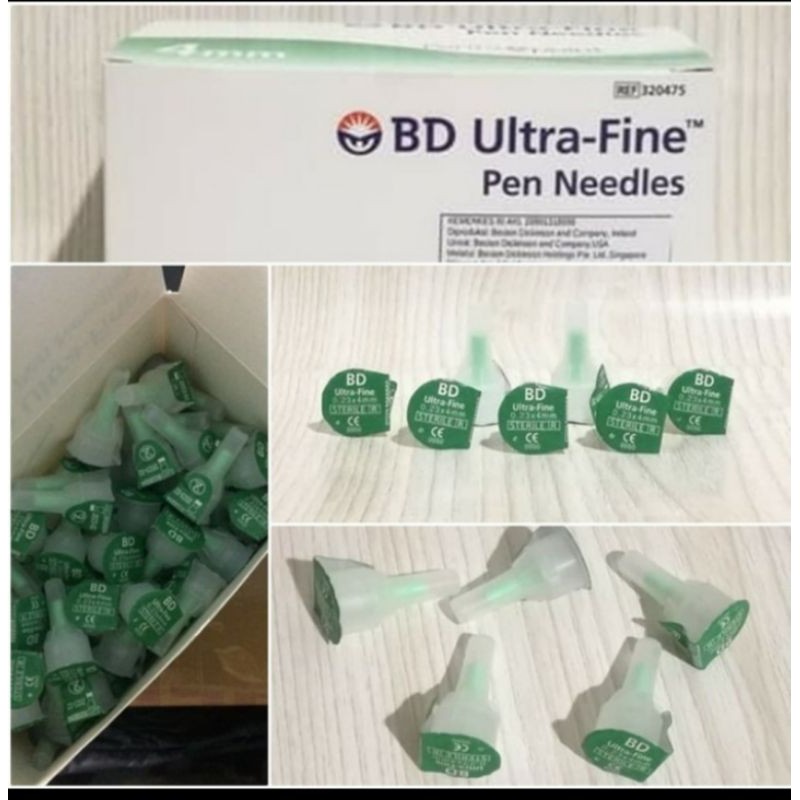 jarum insulin BD ultra-fine hijau