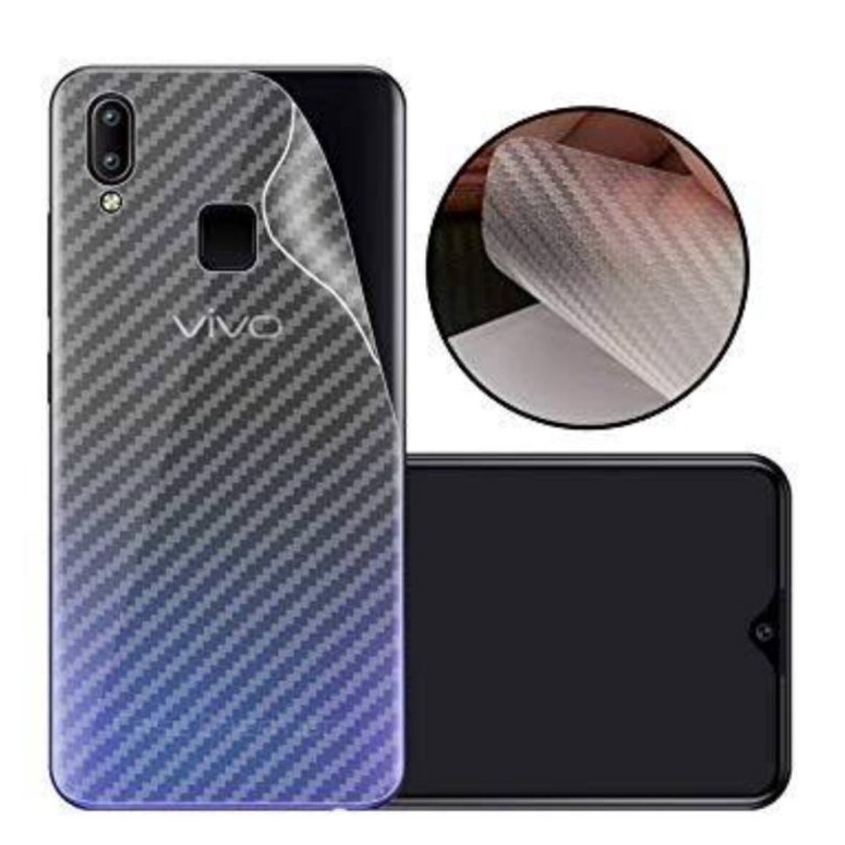 Skin Graskin Carbon Vivo Y91 Y93 Y95 Anti jamur belakang transparan