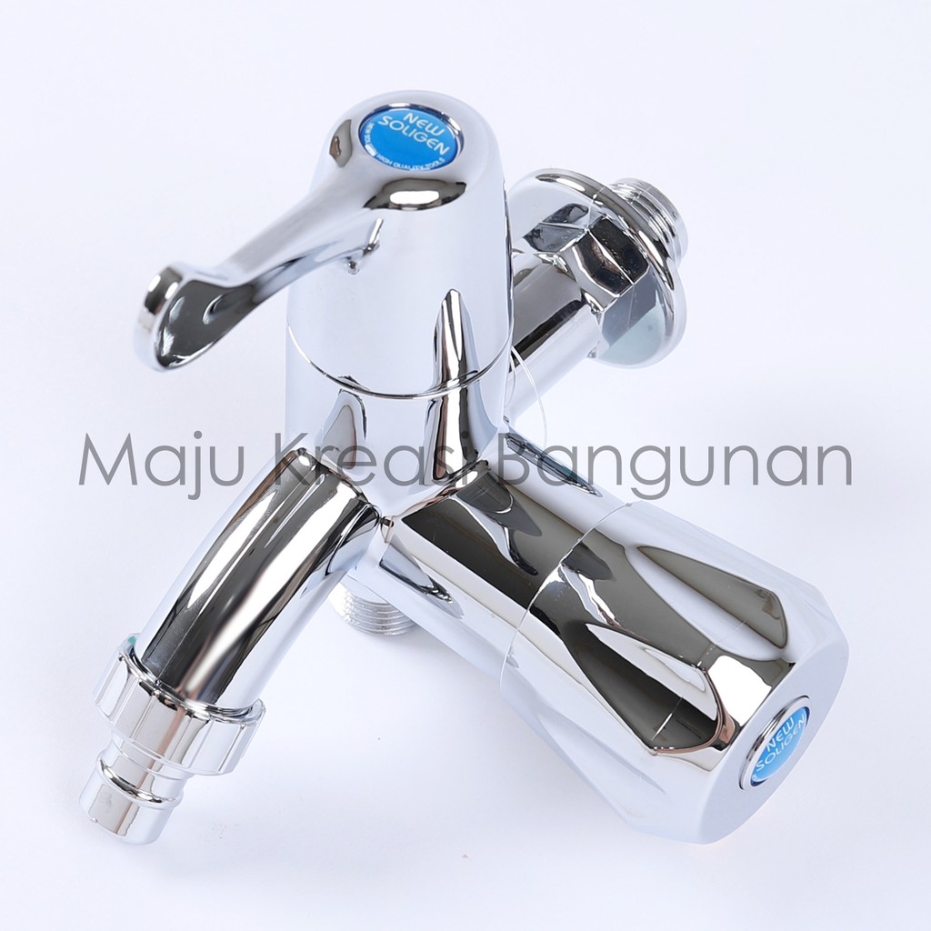 Kran Cabang Shower New Soligen Keran Double PVC Chrome S10C S13C S9CW S10CW S13CW S9 S10 S13 CW