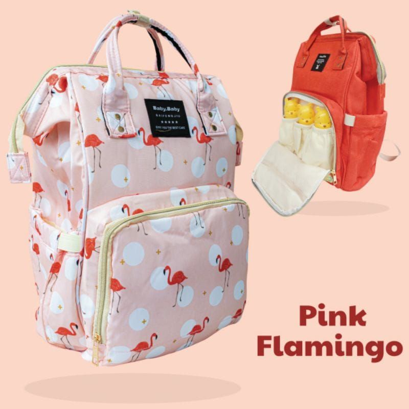 Diaper bag POLOS TAS RANSEL DIAPERS Tas Kasur Bayi Diaper Bag Multifungsi Anello Tas Serbaguna