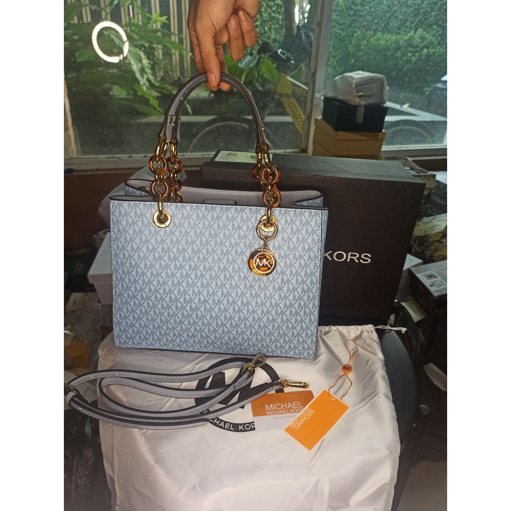 Tas Wanita Import MK Michaelll Korsss Cynthia Satchel Waterproof Mirror 1:1 Free Box Bill Sertificat