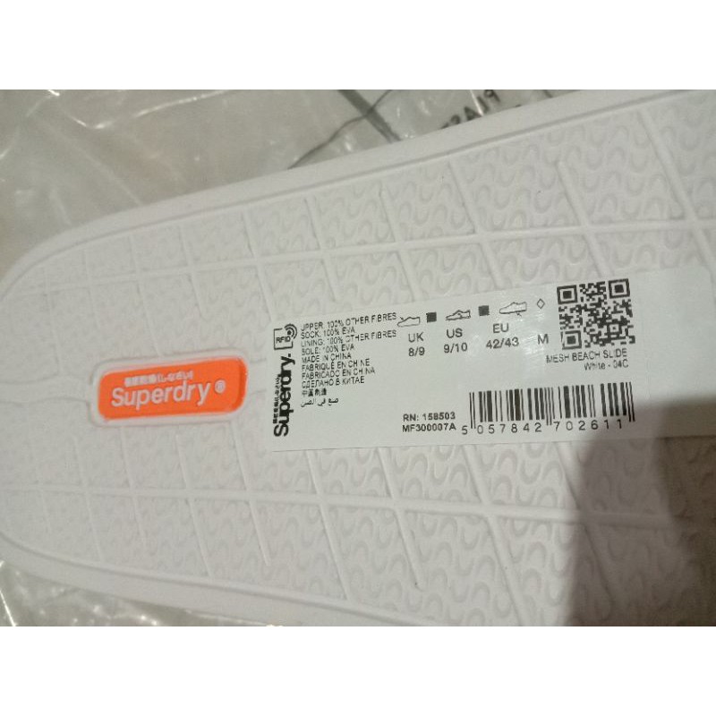 original sandal Superdry size 43 27cm