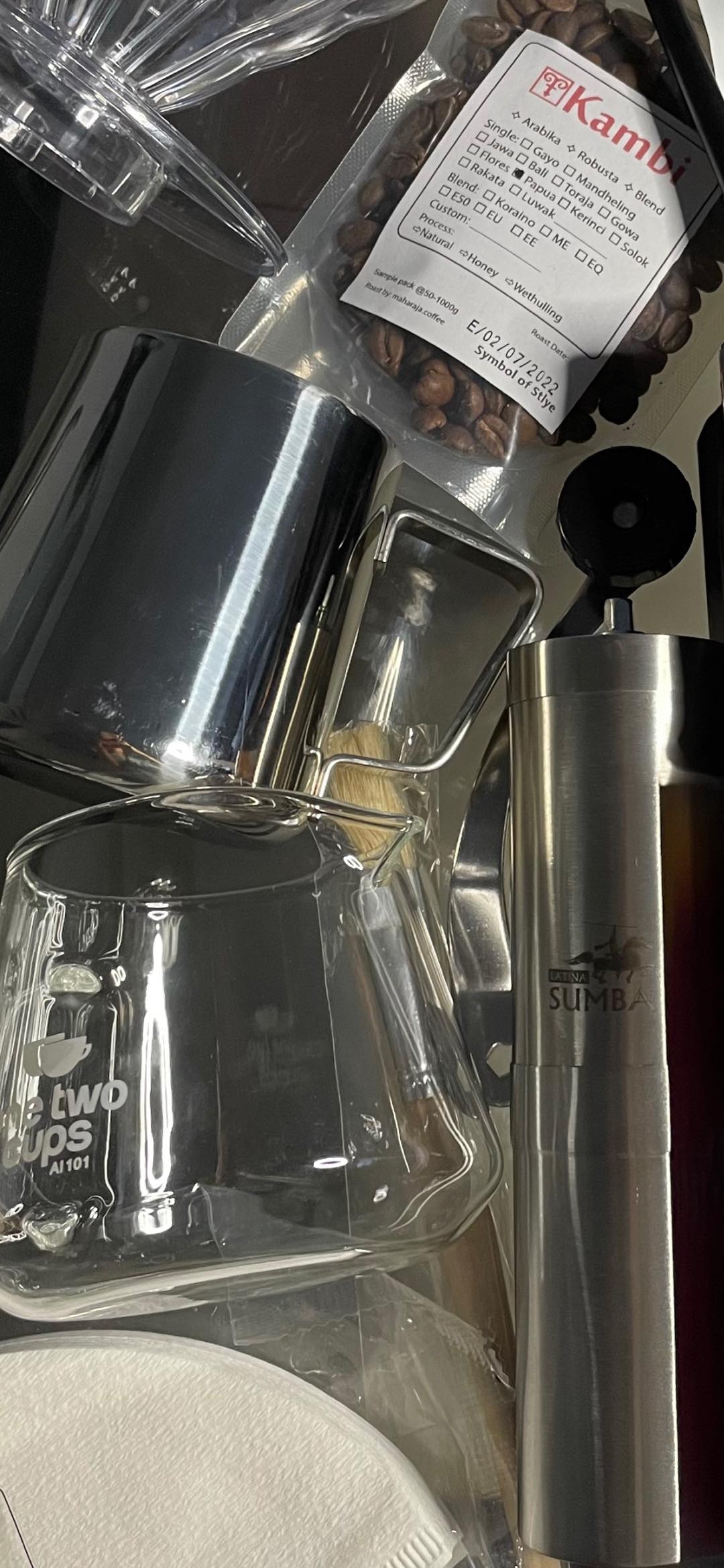 Teko Kopi Decanter Model Gelas Kopi Barista Coffee Maker Pot Kettle Di Toboshop