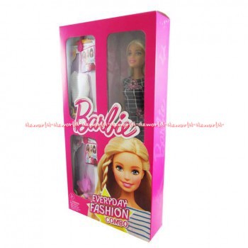 Barbie Party Fashion Combo Black Dress Doll Boneka Barbie