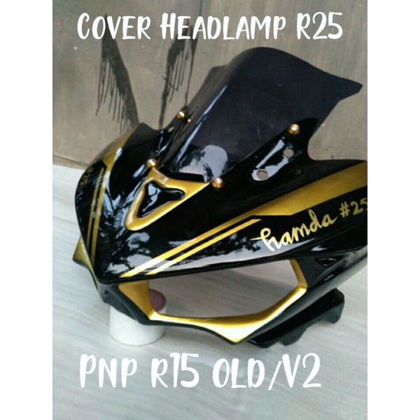 Cover Headlamp Buat Yamaha R15 V1 dan R15 V2 Model Yamaha R25