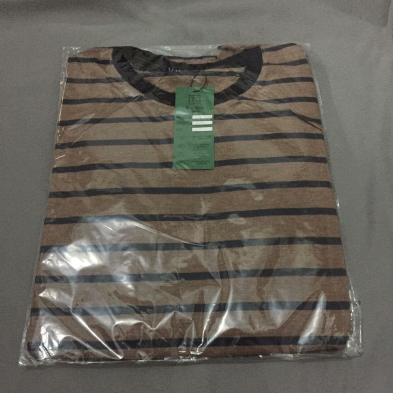 KAOS STRIPE SALUR BELANG GARIS GARIS PRIA WANITA UNISEX