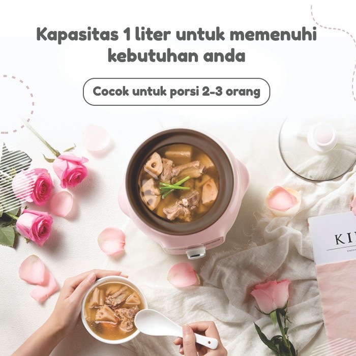 (PALET KAYU) Emily - Slow Cooker 1Litre