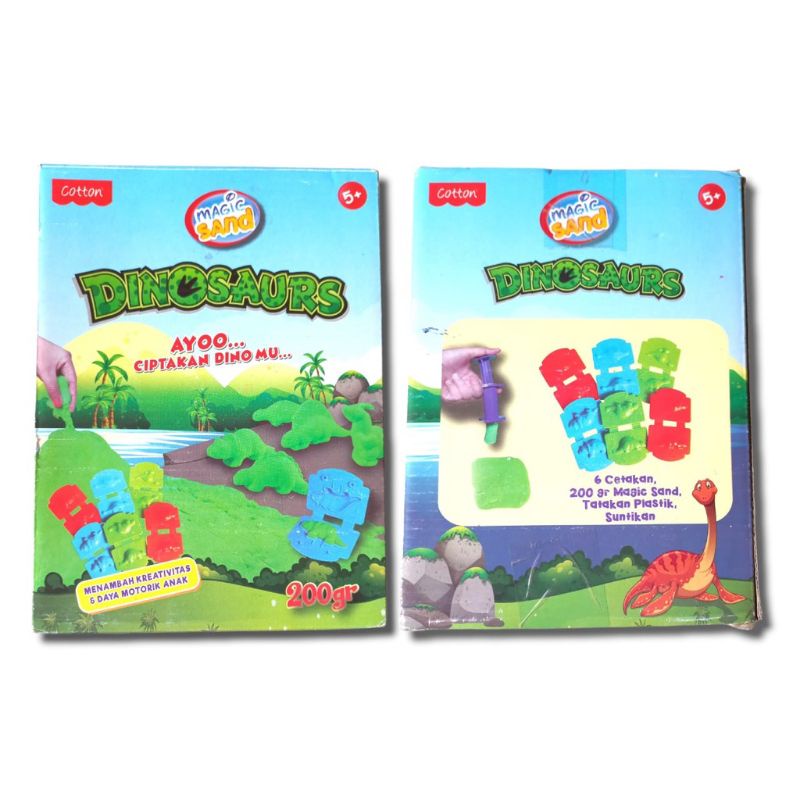 Mainan Pasir Ajaib Magic Sand Dinosaurus