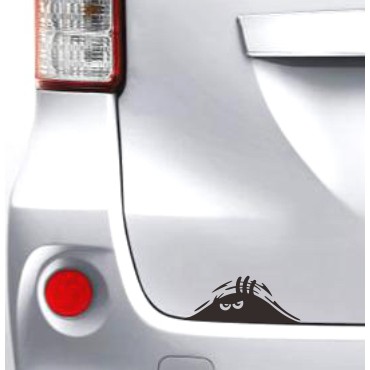 

Sticker Cutting Peeping Monster Stiker Ngintip Lucu 20 X 8 Cm