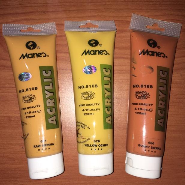 

↰ MURAH !! Maries / Xpression leonardo Acrylic 120 ml / Cat Maries Akrilik 120 ml ぉ