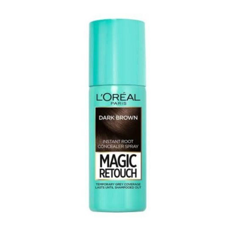 L'Oreal Hair Color Temporary Spray Magic RetouchTOUCH - DARK BROWN  (75ml)