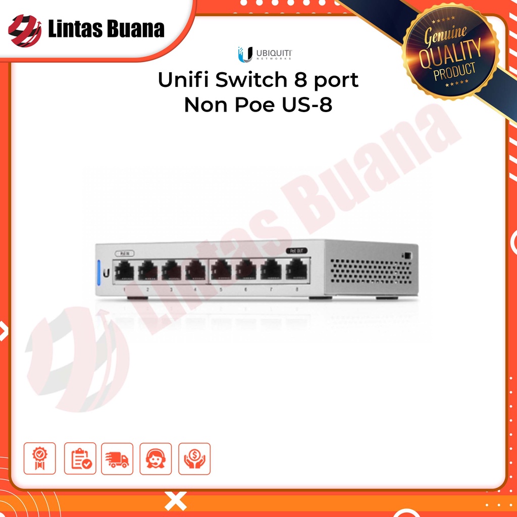 Ubiquiti Unifi Switch 8port Non Poe US-8