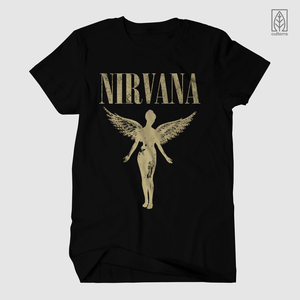 ORI KAOS BAND / KAOS NIRVANA / BAJU NIRVANA Black / BAJU MUSIK ROCK METAL / MONO VERSION
