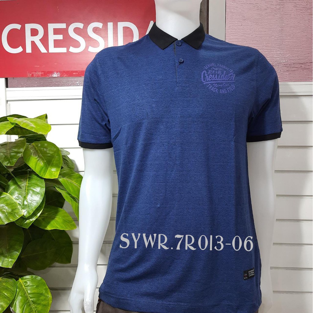 gos CRESSIDA+ SYWR1 POLO T-SHIRT Kaos Pria pendek Baju Cowok Trend dan Branded