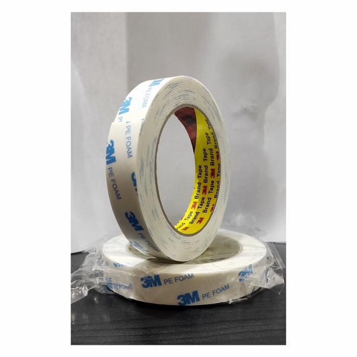

Double Tape 3M PE Foam 20mm Putih