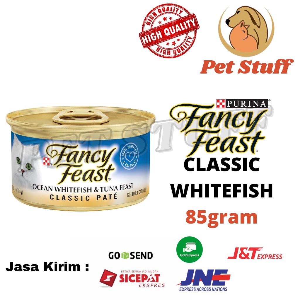 FANCY FEAST CLASSIC WHITEFISH 85GRAM | FANCY FEAST CAT WET FOOD