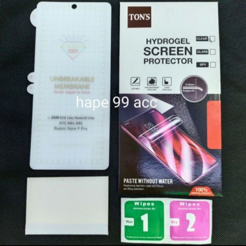 Samsung M52 5G anti gores hydrogel clear screen protector