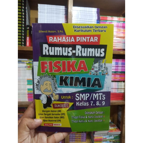 Buku Rahasia Pintar Rumus Fisika Kimia Smp Sma Kurikulum Terbaru-SMP