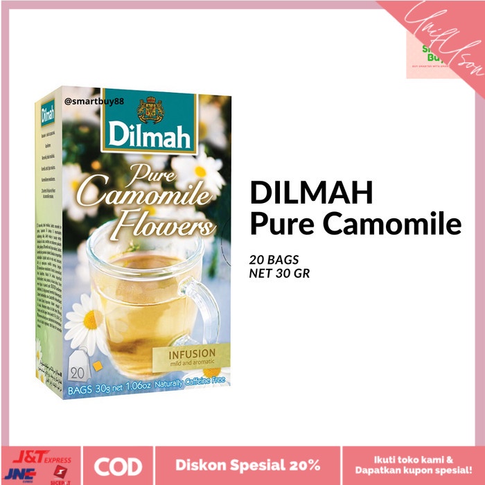 

⭐COD⭐ Dilmah Camomile Tea 20 bags 30 gr