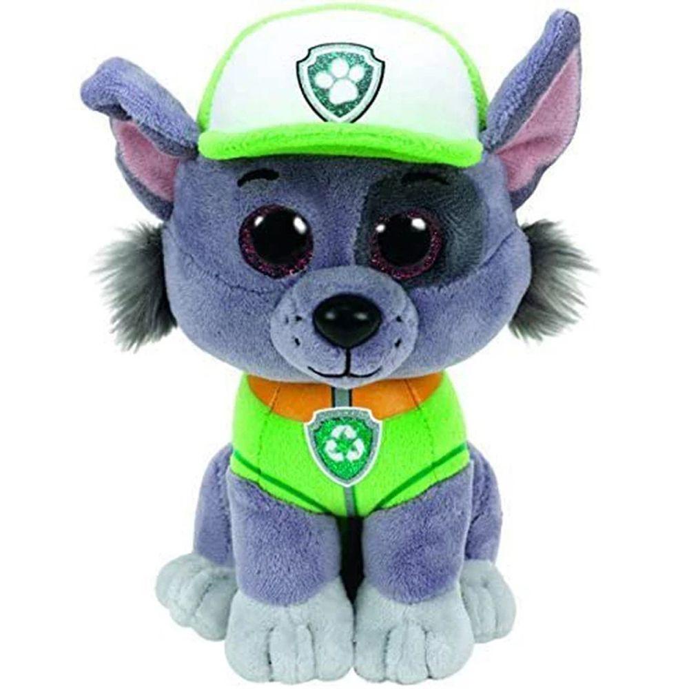 Nickolas1 Patrol Dog Mata Besar 15 cm Rubing Rocky Skye Chase Anjing Boneka Mainan