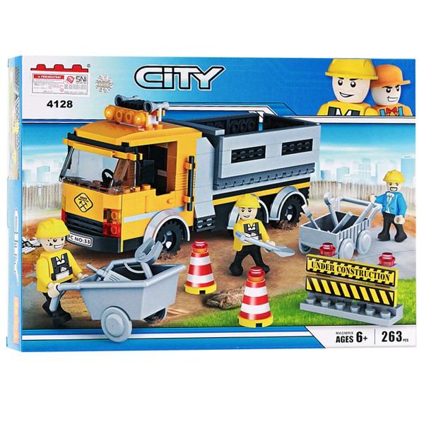 LEGO COGO CITY 263 PCS SERI 4128 COG-0115