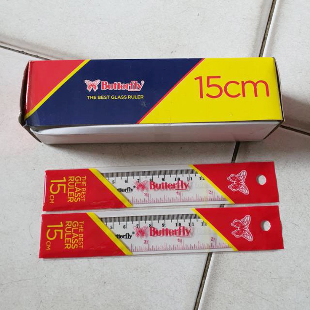 

PENGGARIS PLASTIK 15 CM / PENGGARIS 15 CM BUTTERFLY