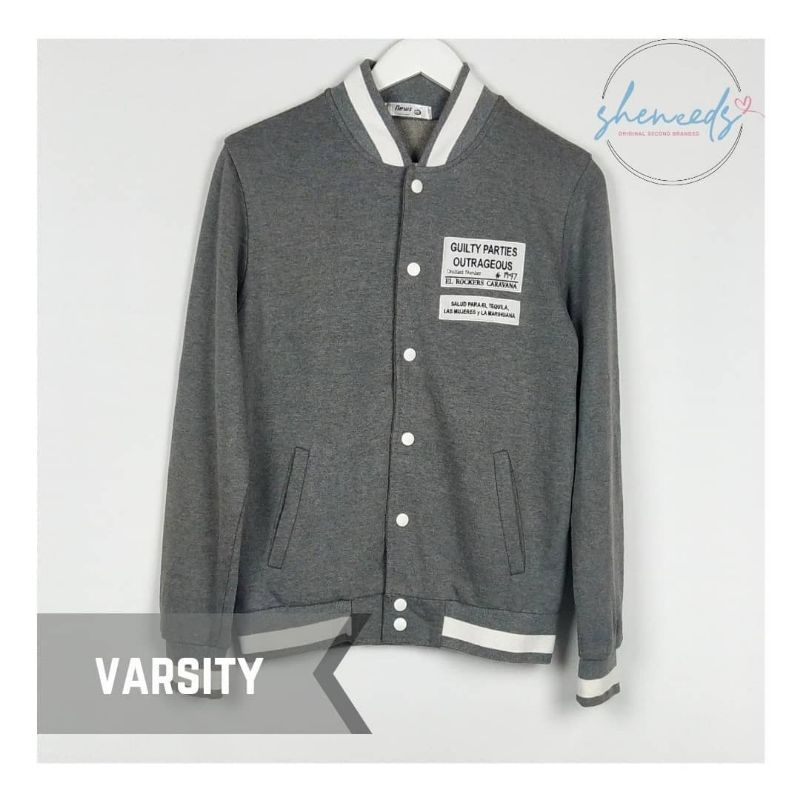 Fleece Varsity Grey News Made In Korea