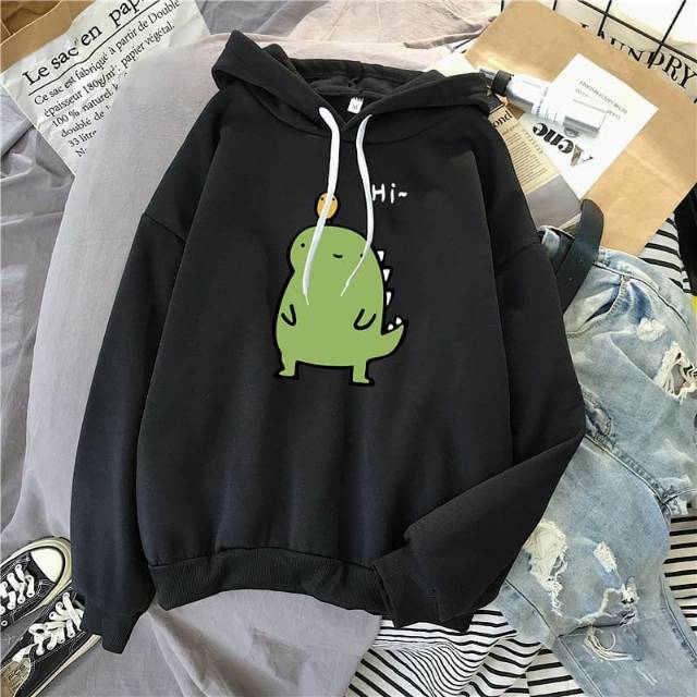 HOODIE CUTE MONSTER HOODIE WANITA LUCU / HOODIE WANITA TEBAL