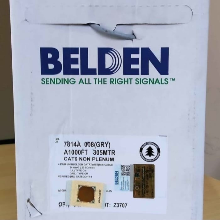 kabel lan utp cat 6 belden | kabel lan utp cat 6 commscope | utp cat6 - Belden