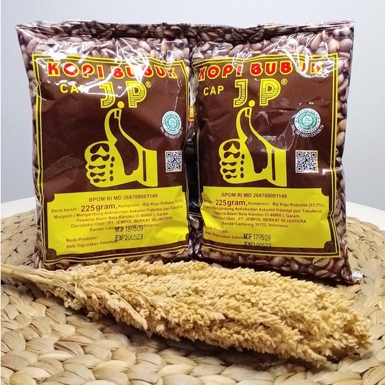 

Kopi Jempol Lampung Cap JP 225 gram Asli