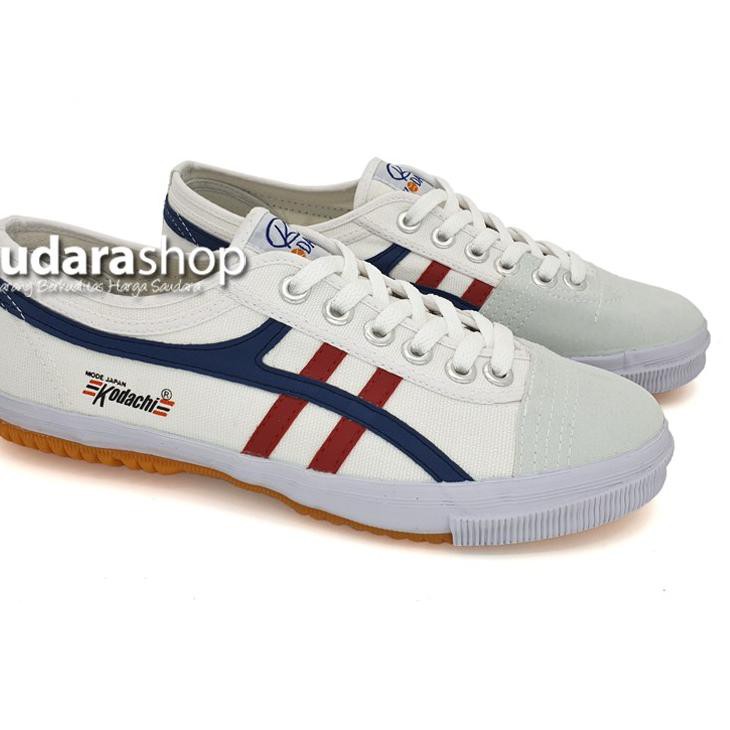 Sepatu Kodachi 8172 Putih lis Navy Merah / Sepatu Kodachi 8172 Classic / Sepatu Kodachi « TMQ