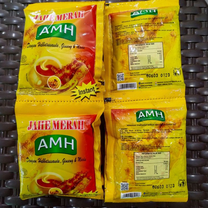 

Jahe Merah AMH serbuk jahe merah instant (20grx10sachet)