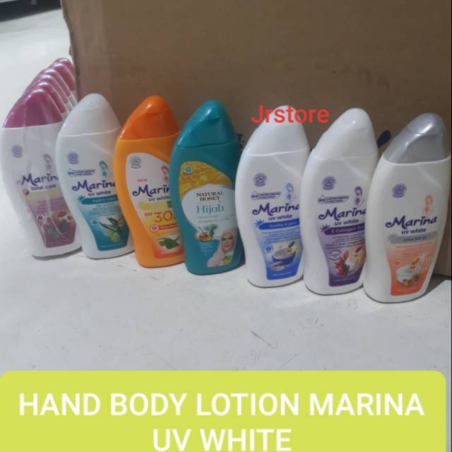 MARINA NEW HAND &amp; BODY LOTION UV WHITE 92ML